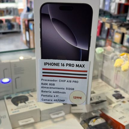 Apple iPhone 16 pro max 512gb Negro Titanium